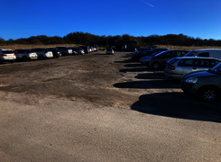 parvis du Fort des Dunes avant les travaux (2022)